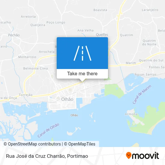 Rua José da Cruz Charrão map