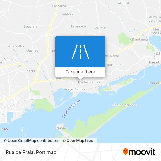 Rua da Praia map