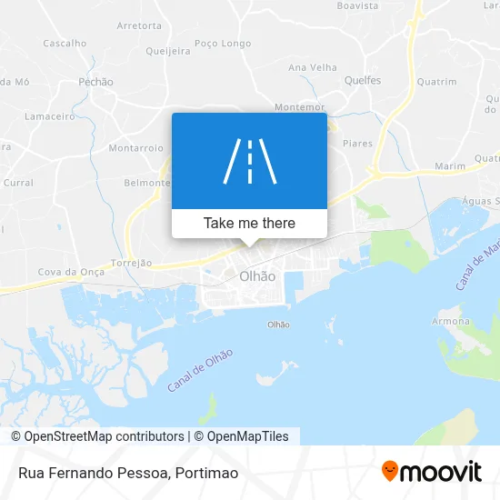 Rua Fernando Pessoa map
