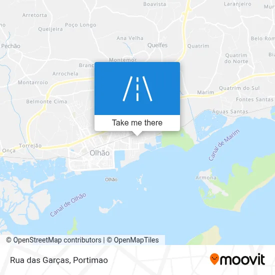 Rua das Garças map