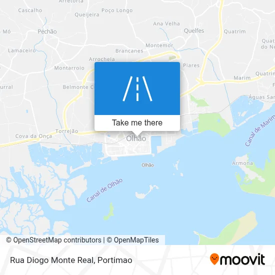 Rua Diogo Monte Real map