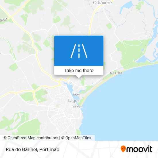 Rua do Barinel map