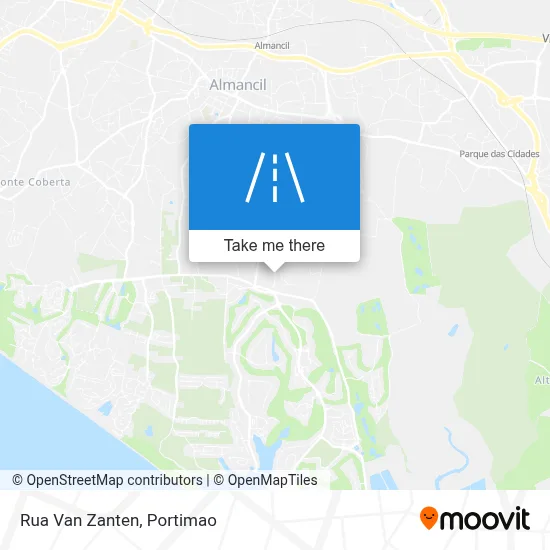 Rua Van Zanten map