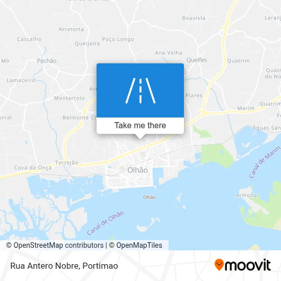 Rua Antero Nobre map