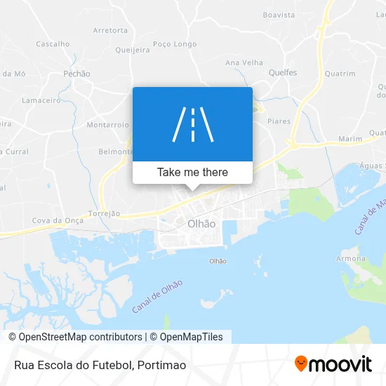 Rua Escola do Futebol map