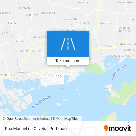 Rua Manuel de Oliveira map