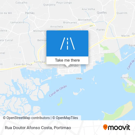 Rua Doutor Afonso Costa map
