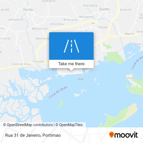 Rua 31 de Janeiro map
