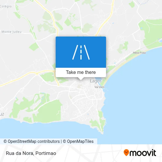 Rua da Nora map