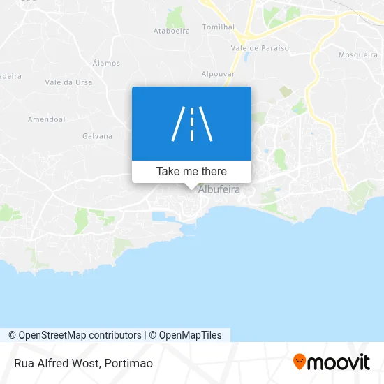 Rua Alfred Wost map
