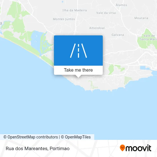 Rua dos Mareantes map