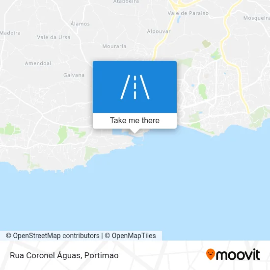 Rua Coronel Águas map