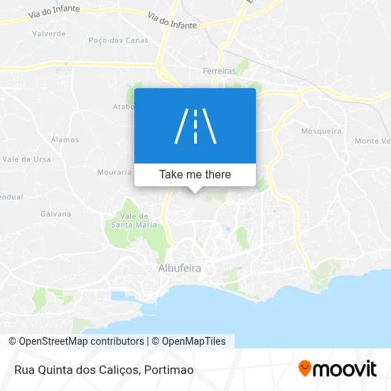 Rua Quinta dos Caliços map