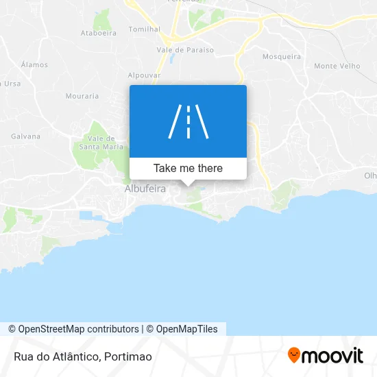 Rua do Atlântico map