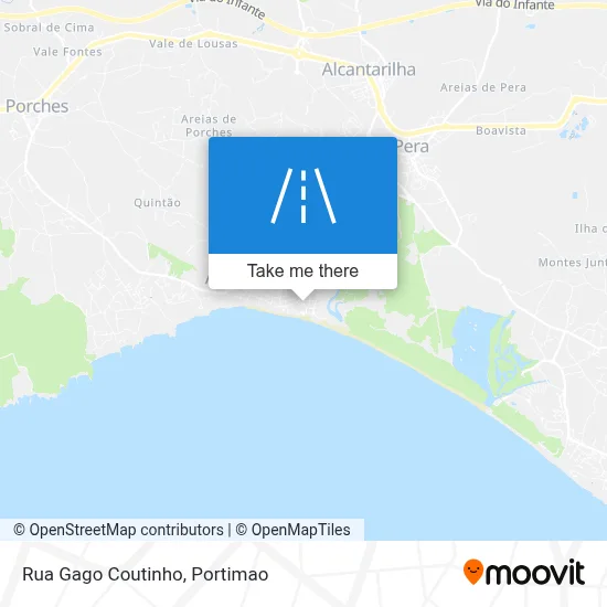 Rua Gago Coutinho map