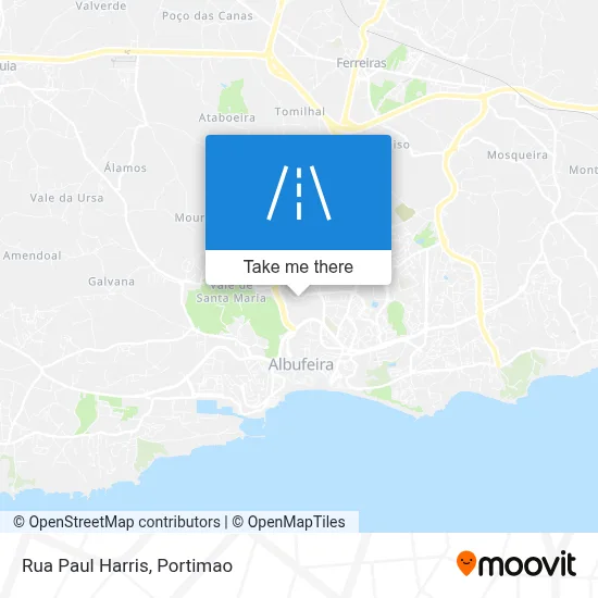 Rua Paul Harris map