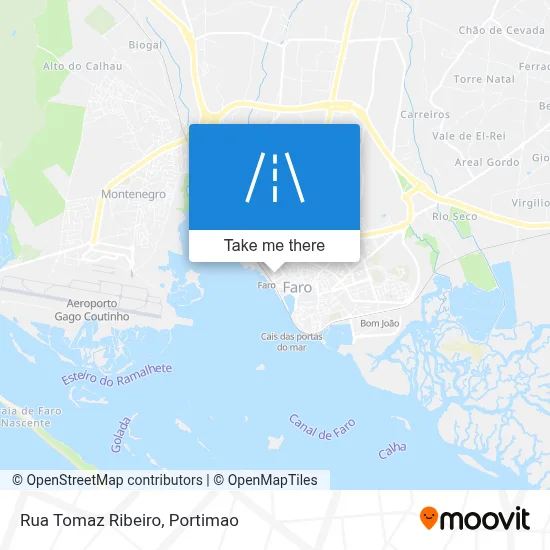 Rua Tomaz Ribeiro map