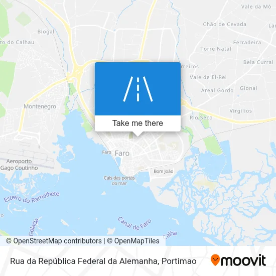 Rua da República Federal da Alemanha map