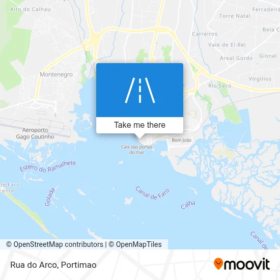 Rua do Arco map