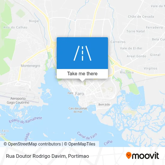 Rua Doutor Rodrigo Davim map