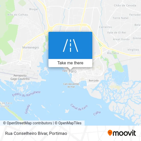 Rua Conselheiro Bívar map