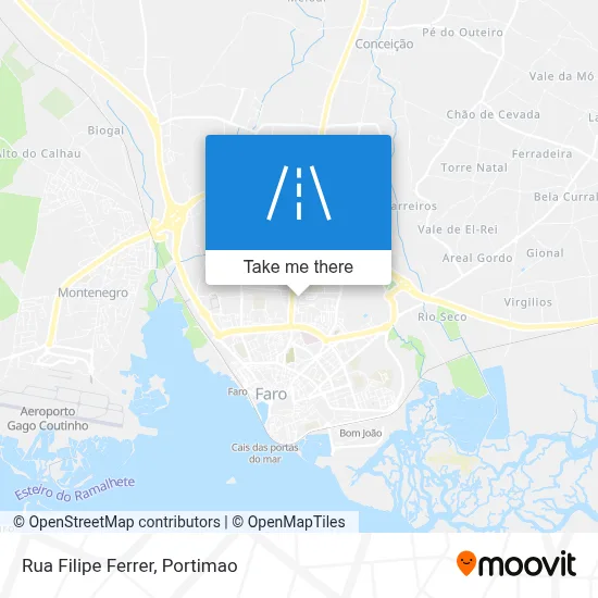 Rua Filipe Ferrer map