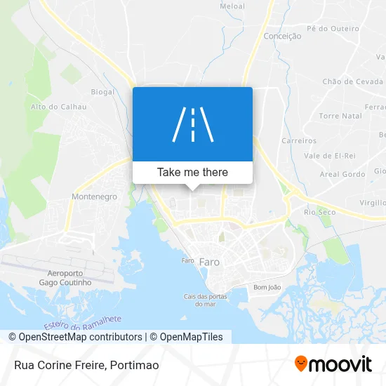 Rua Corine Freire map