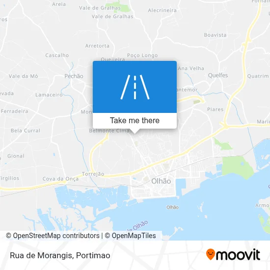 Rua de Morangis map
