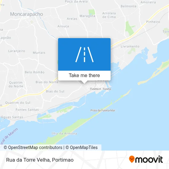 Rua da Torre Velha map