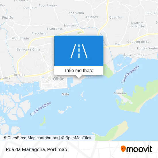 Rua da Manageira map