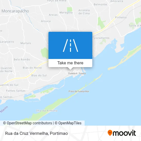 Rua da Cruz Vermelha map