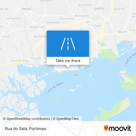 Rua do Sala map
