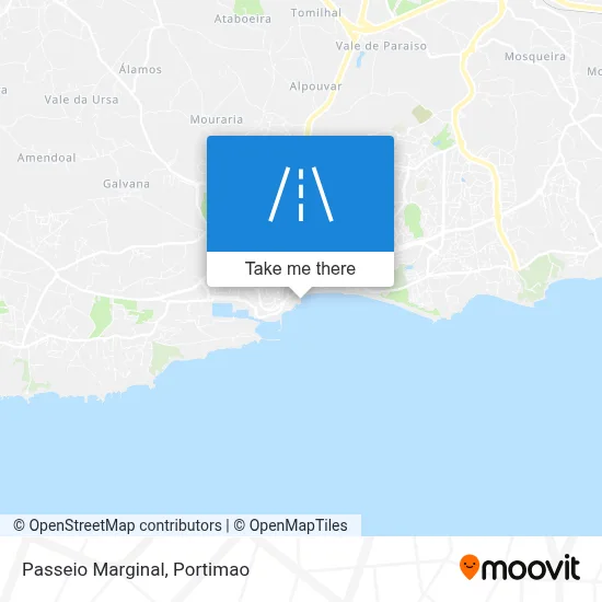 Passeio Marginal map