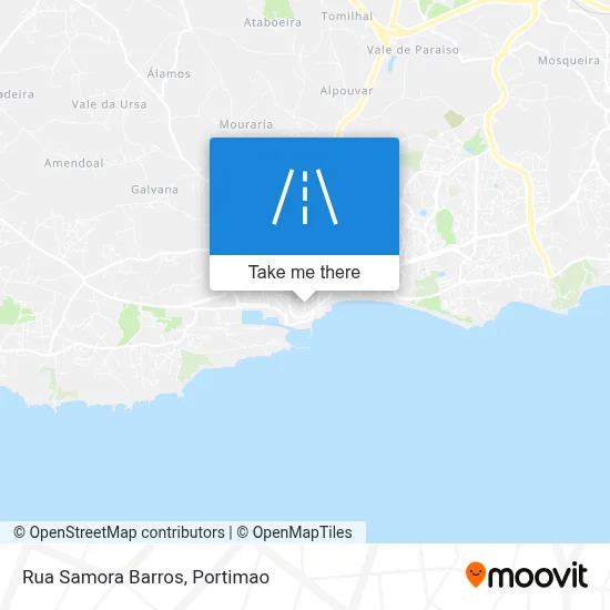 Rua Samora Barros map