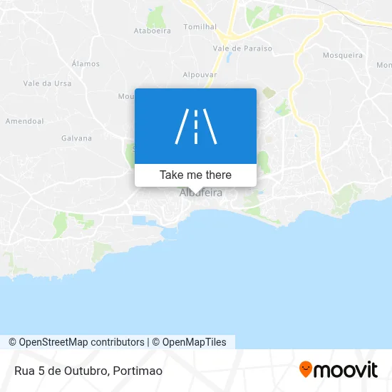 Rua 5 de Outubro map
