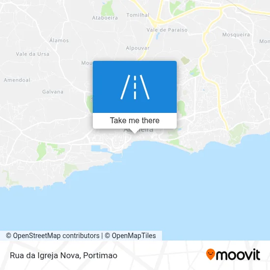 Rua da Igreja Nova map