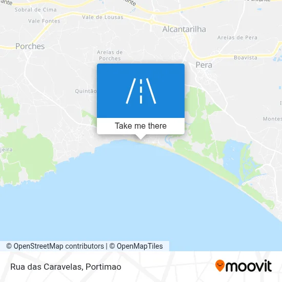 Rua das Caravelas map