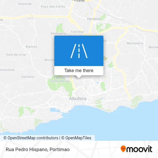 Rua Pedro Hispano map