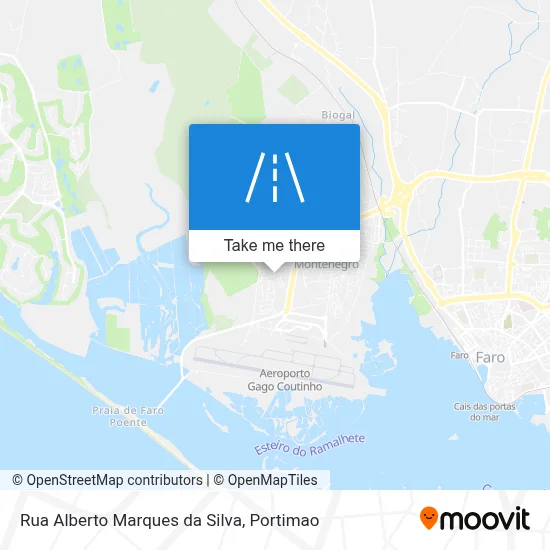 Rua Alberto Marques da Silva map