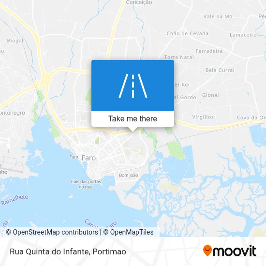 Rua Quinta do Infante map