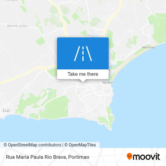 Rua Maria Paula Rio Brava map