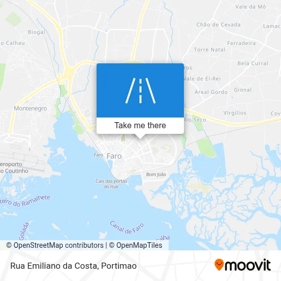 Rua Emiliano da Costa map