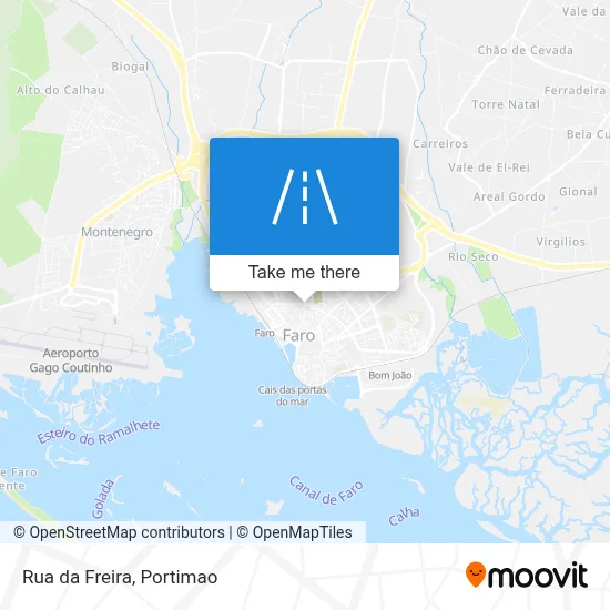 Rua da Freira map