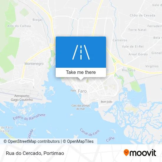 Rua do Cercado map