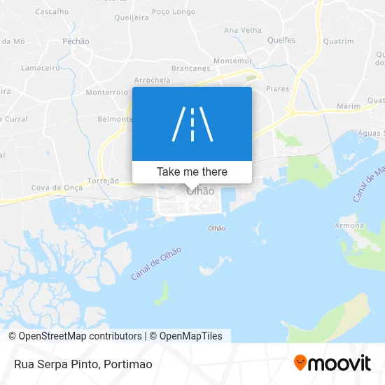 Rua Serpa Pinto map
