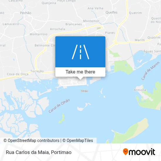 Rua Carlos da Maia map
