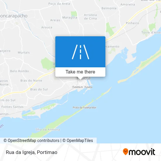 Rua da Igreja map