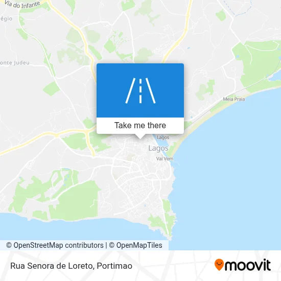 Rua Senora de Loreto map