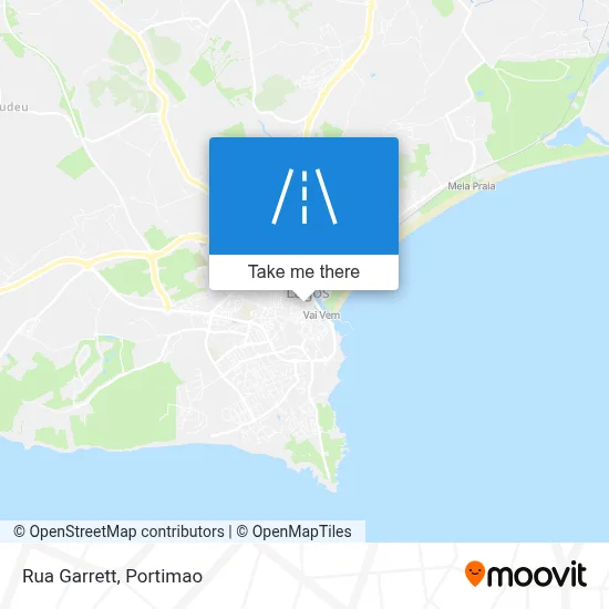 Rua Garrett map