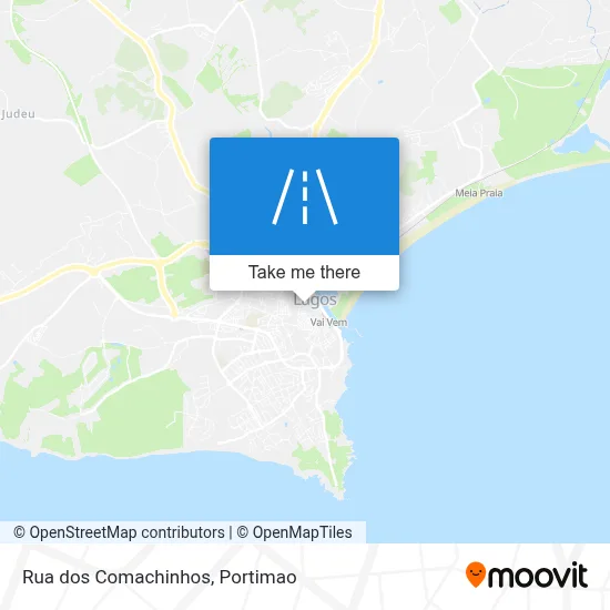 Rua dos Comachinhos map